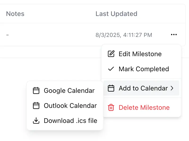 Permitful Calendar Integration Light Mode